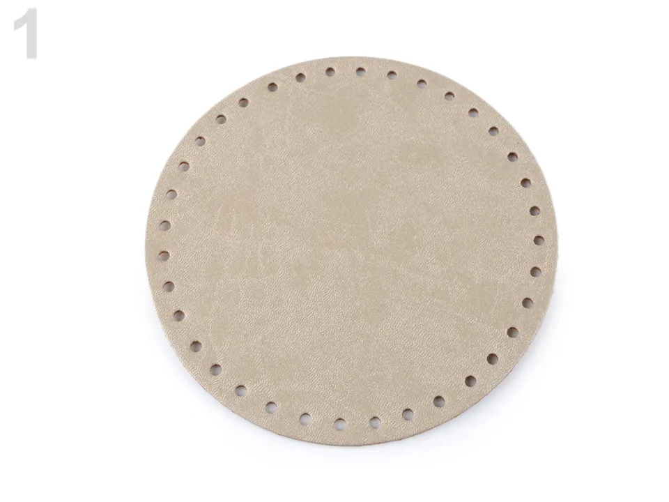 Faux leather handbag base Ø16 cm