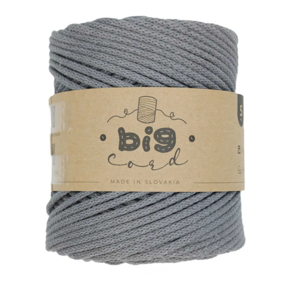 5mm Cord BIG CORD with Cotton Thread Core