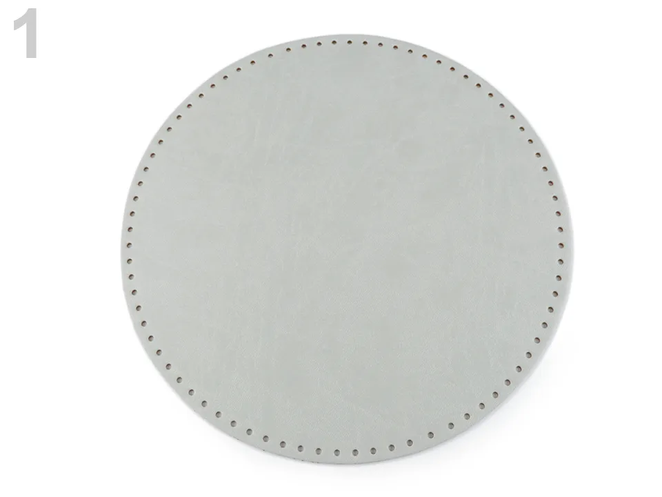 Faux leather handbag base Ø25 cm