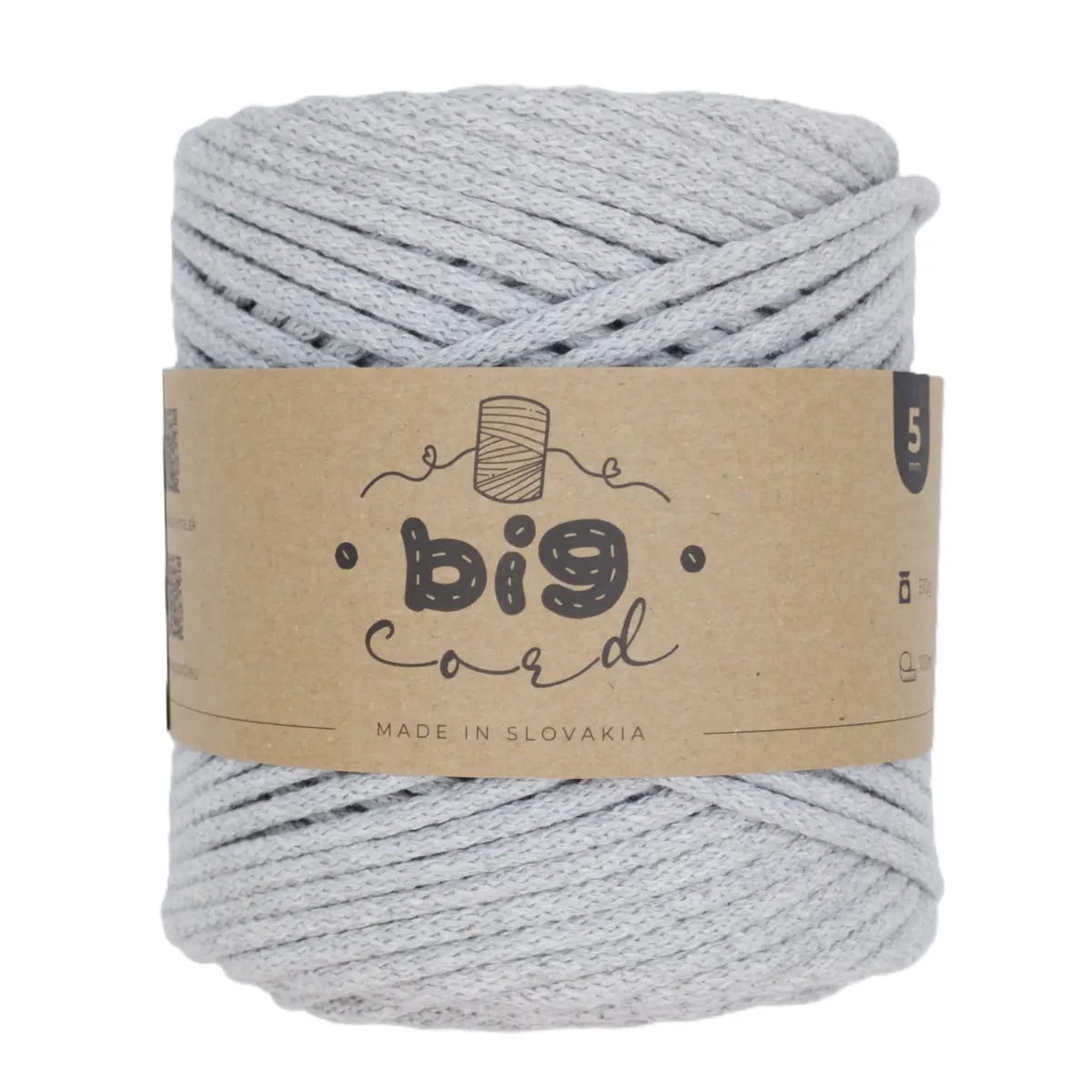 5mm Cord BIG CORD with Cotton Thread Core