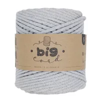 5mm Cord BIG CORD with Cotton Thread Core in Granite (150)