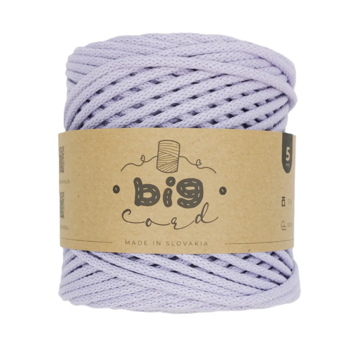 5mm Cord BIG CORD with Cotton Thread Core