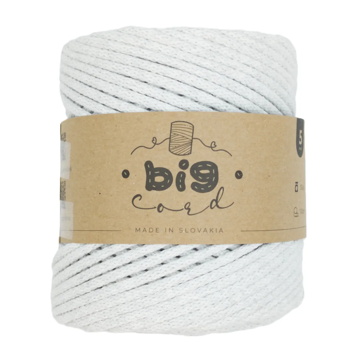 5mm Cord BIG CORD with Cotton Thread Core