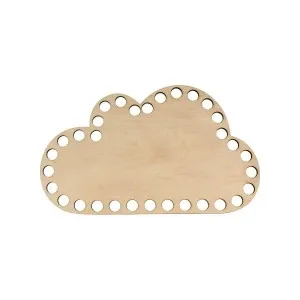 Wooden crochet base – Little cloud