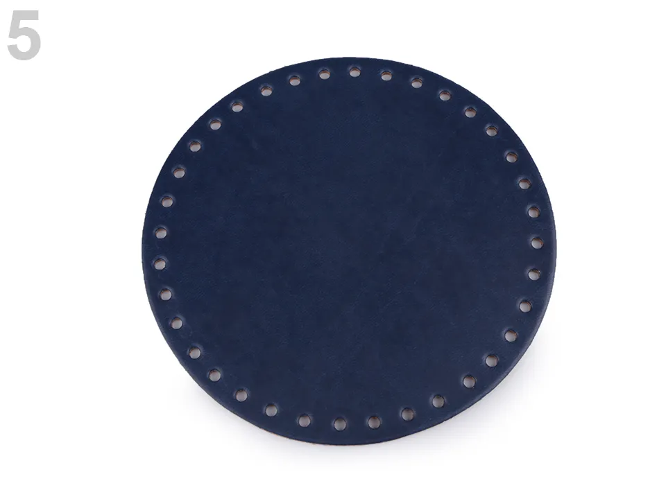 Faux leather handbag base Ø16 cm