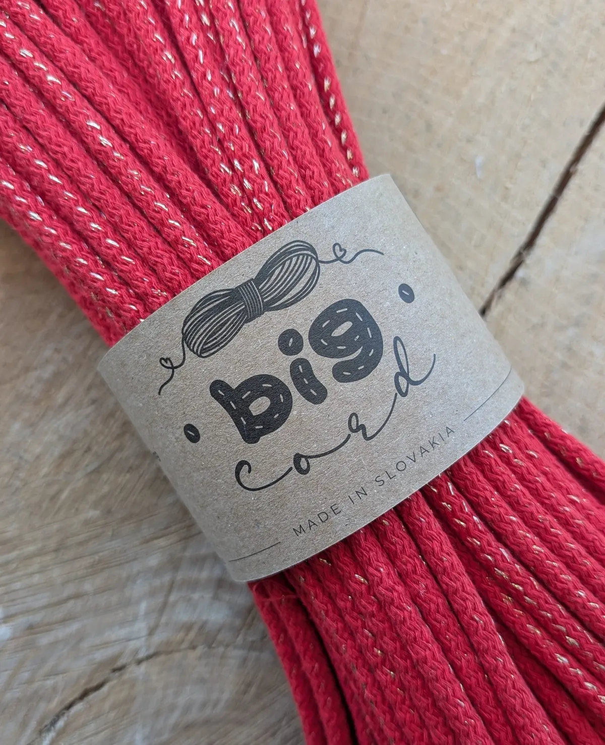 6mm cord for sewing (003) as Christmas Poppy