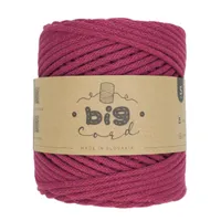 5mm Cord BIG CORD with Cotton Thread Core in Fuchsia (127)