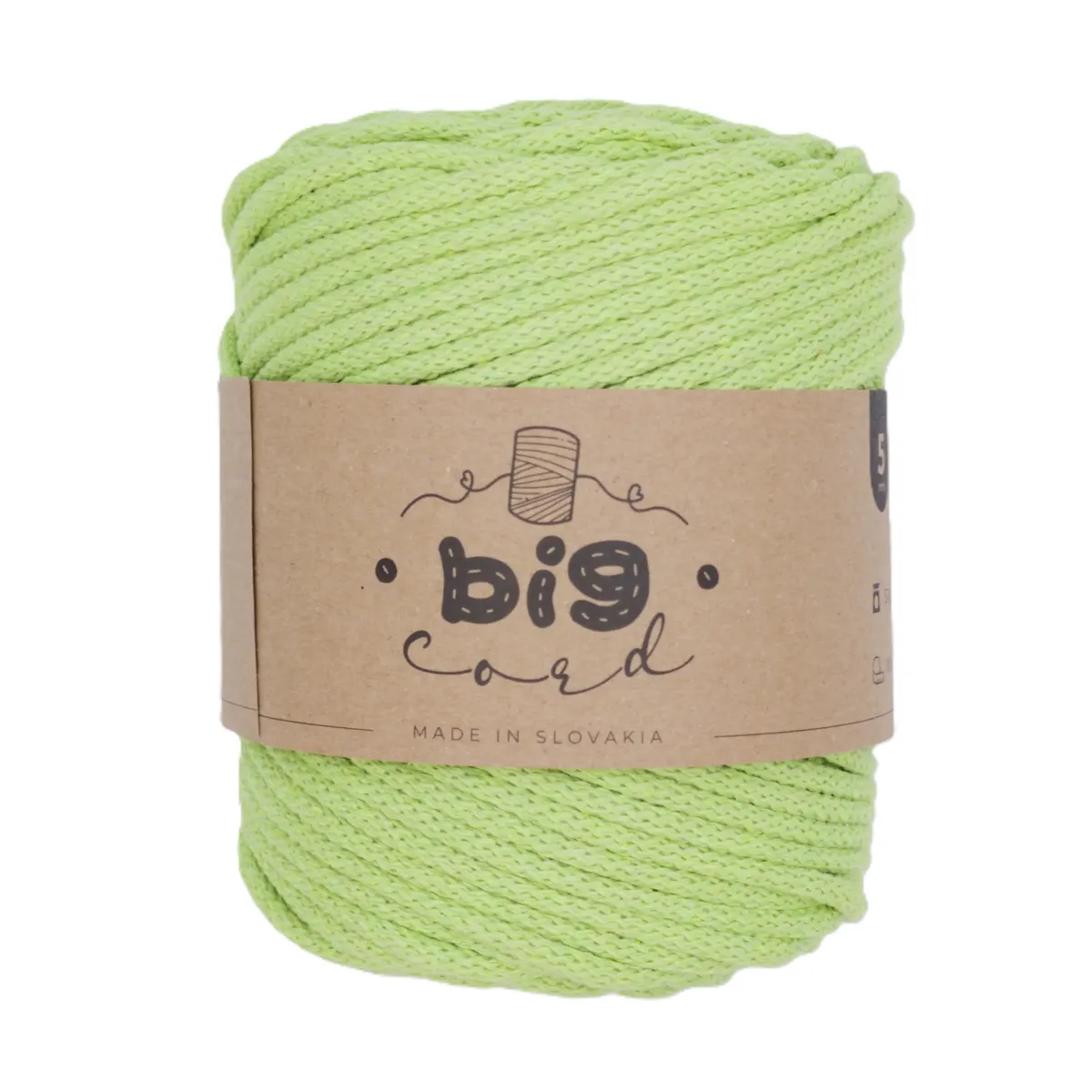5mm Cord BIG CORD with Cotton Thread Core