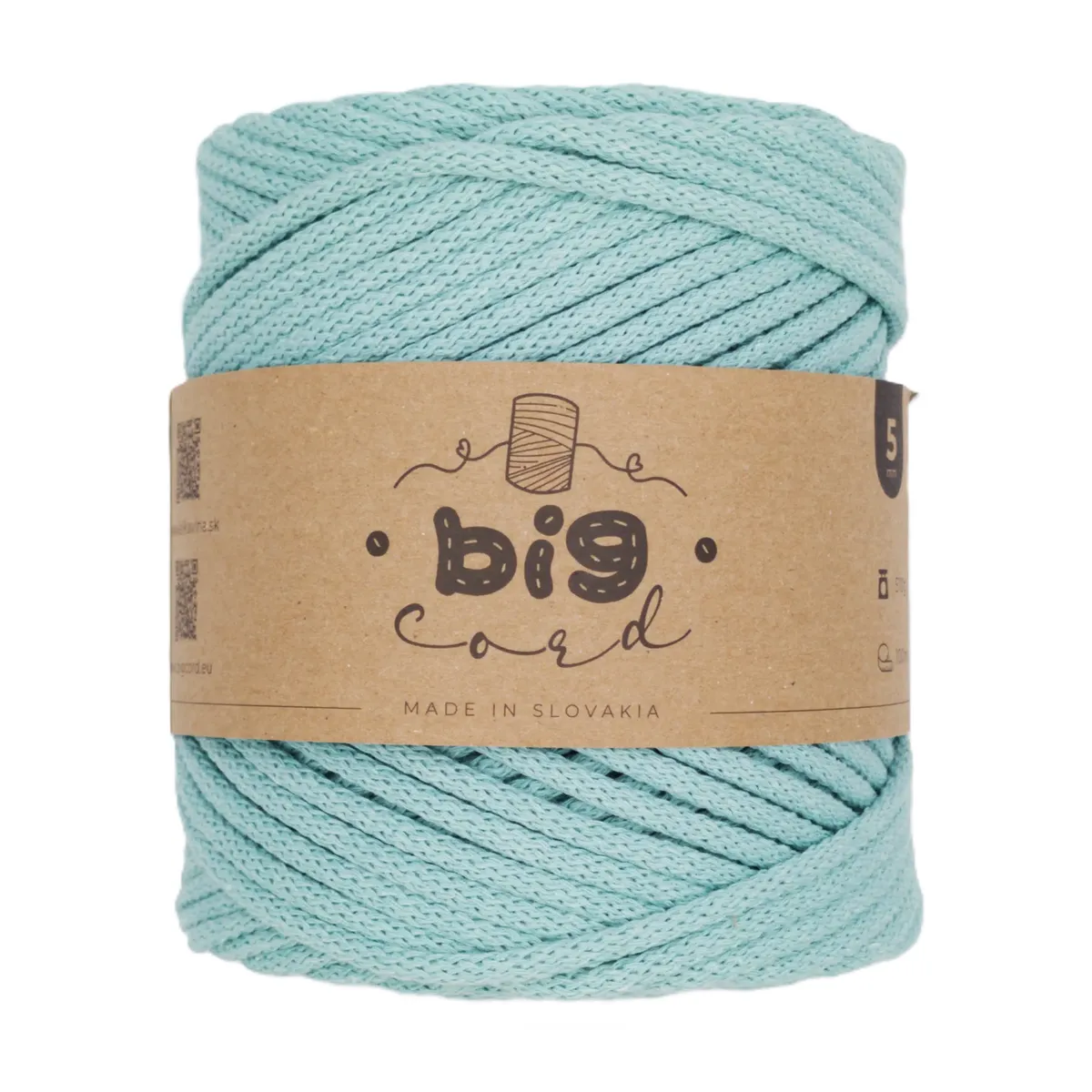 5mm Cord BIG CORD with Cotton Thread Core