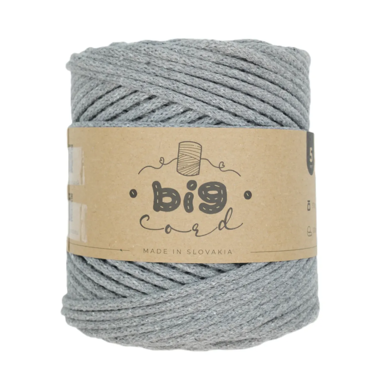 5mm Cord BIG CORD with Cotton Thread Core