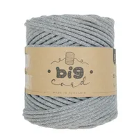 5mm Cord BIG CORD with Cotton Thread Core in Lead (151)