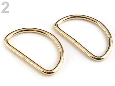 Metal half-ring – width 38 mm