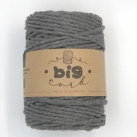 Macramé cord 5 mm in Steel (152)