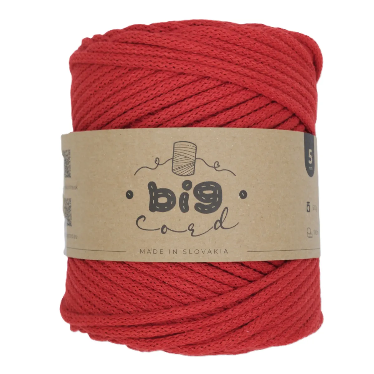 5mm Cord BIG CORD with Cotton Thread Core