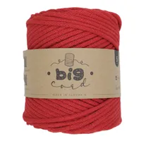 5mm Cord BIG CORD with Cotton Thread Core in Poppy (115)