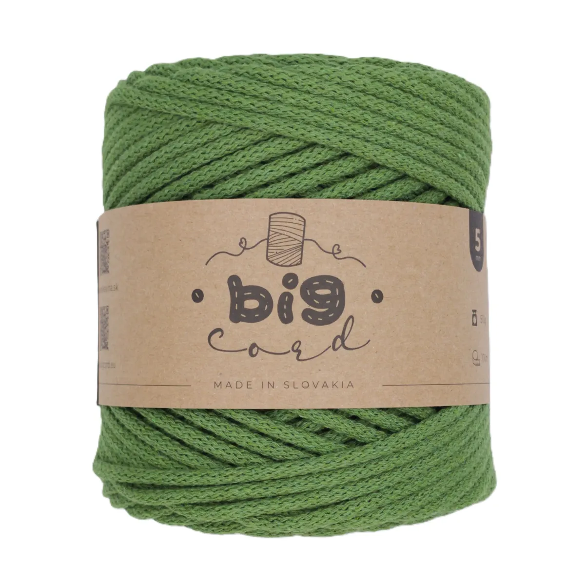 5mm Cord BIG CORD with Cotton Thread Core