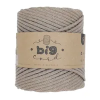 5mm Cord BIG CORD with Cotton Thread Core in Limestone (105)