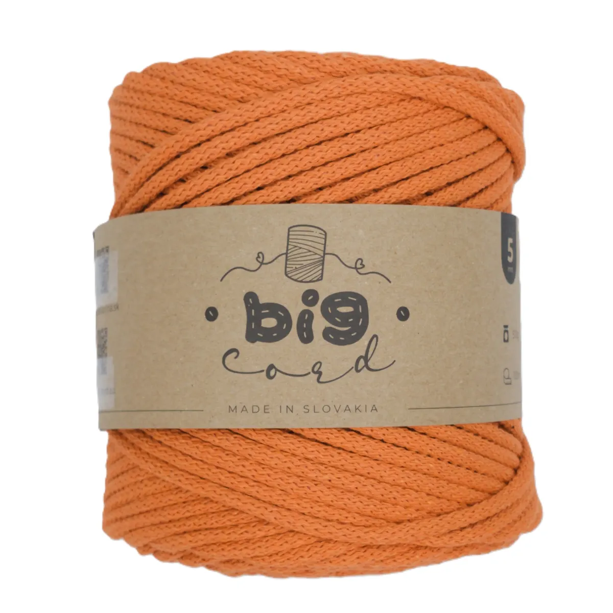 5mm Cord BIG CORD with Cotton Thread Core