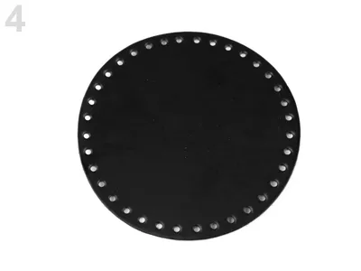 Faux leather handbag base Ø16 cm