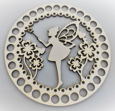 Wooden set for crocheted basket – Fairy