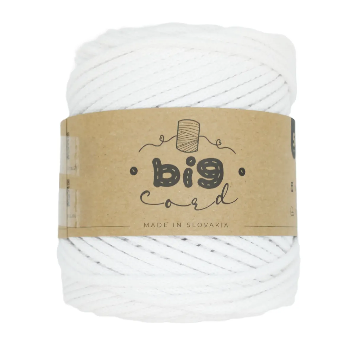 5mm Cord BIG CORD with Cotton Thread Core