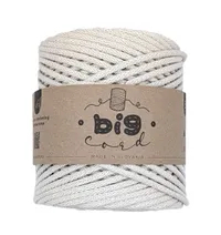 5mm Cord BIG CORD with Cotton Thread Core in Light linen (160)
