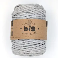 Macramé cord 5 mm in Granite (150)