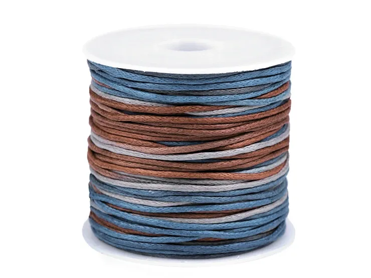 Cotton cord Ø1 mm – rainbow