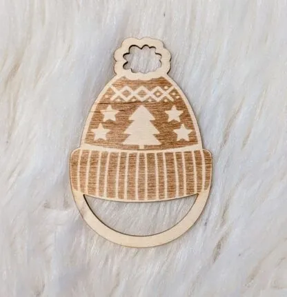 Wooden macramé base – Santa hat