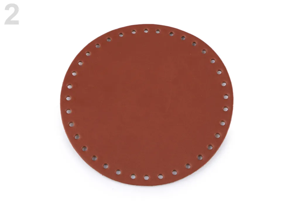 Faux leather handbag base Ø16 cm