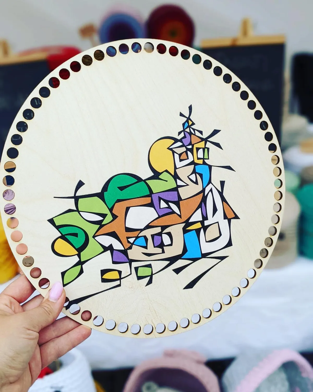 Drevené dno 30cm – Domček Celestín