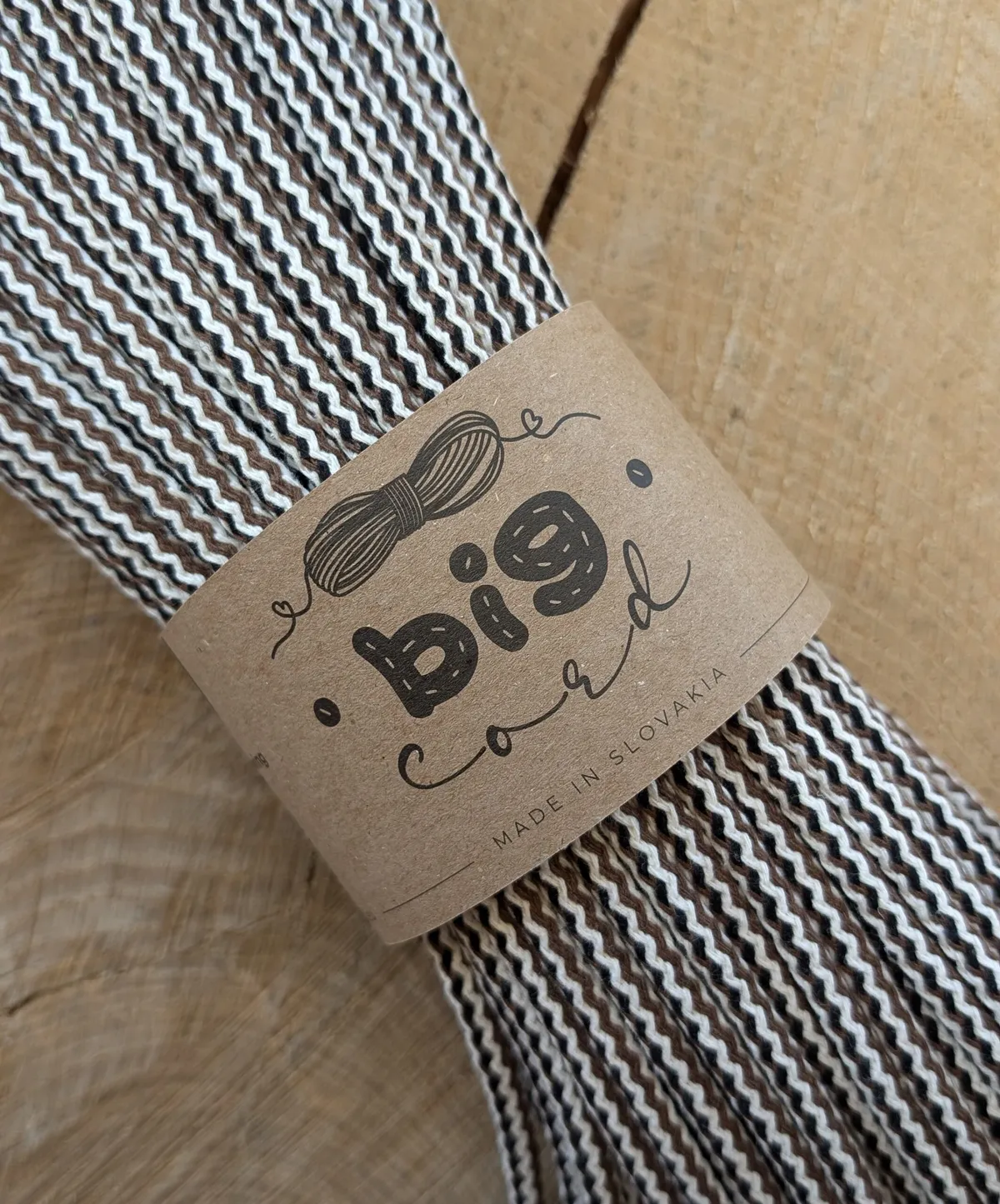 6mm cord for sewing (022) as Chocolate Trio