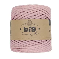 5mm Cord BIG CORD in Rose Quartz with Glitter (030)