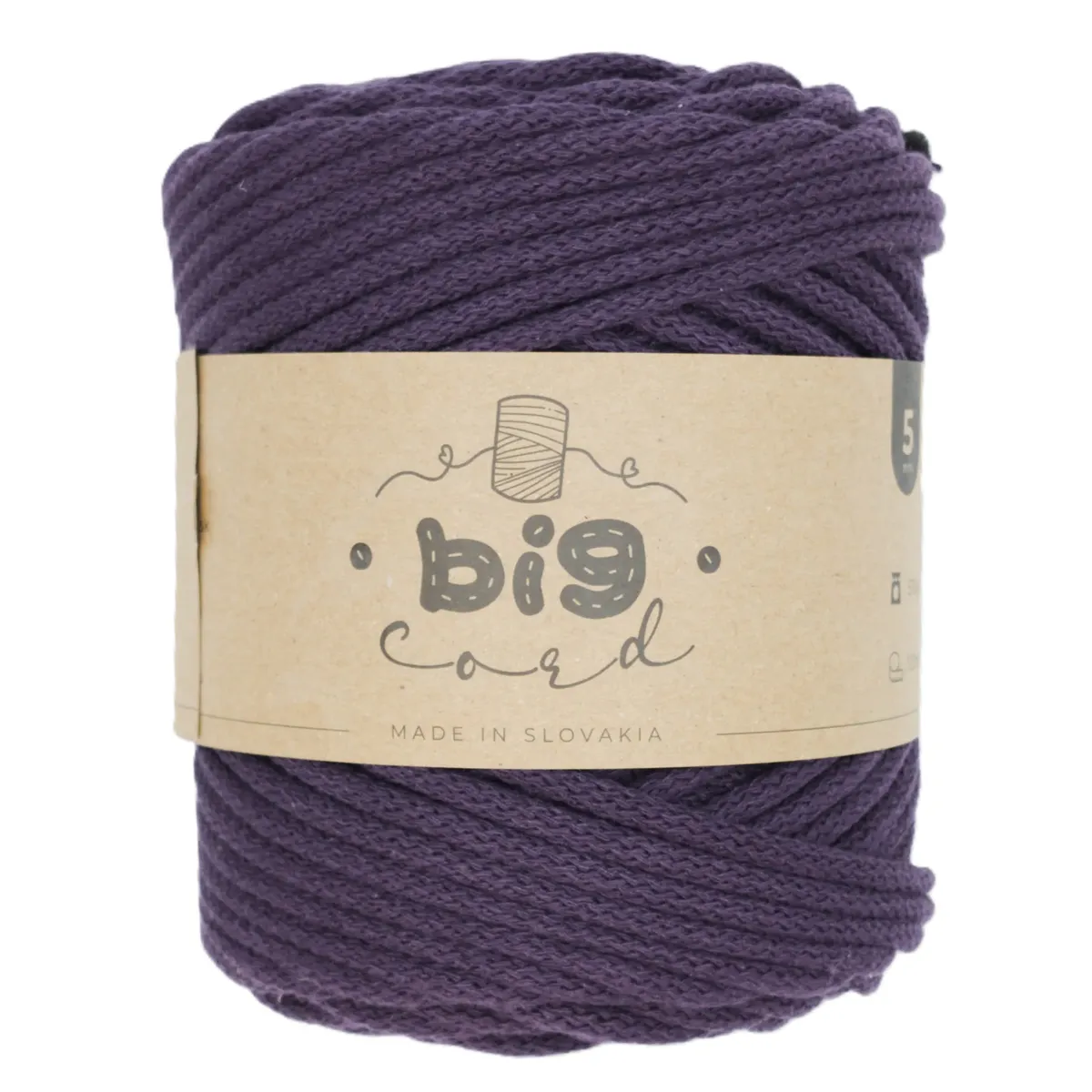 5mm Cord BIG CORD with Cotton Thread Core