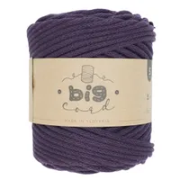 5mm Cord BIG CORD with Cotton Thread Core in Eggplant (126)