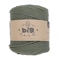 5mm Cord BIG CORD with Cotton Thread Core in Chlorella (148)