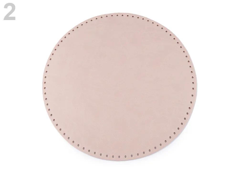 Faux leather handbag base Ø25 cm