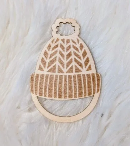 Wooden macramé base – Santa hat