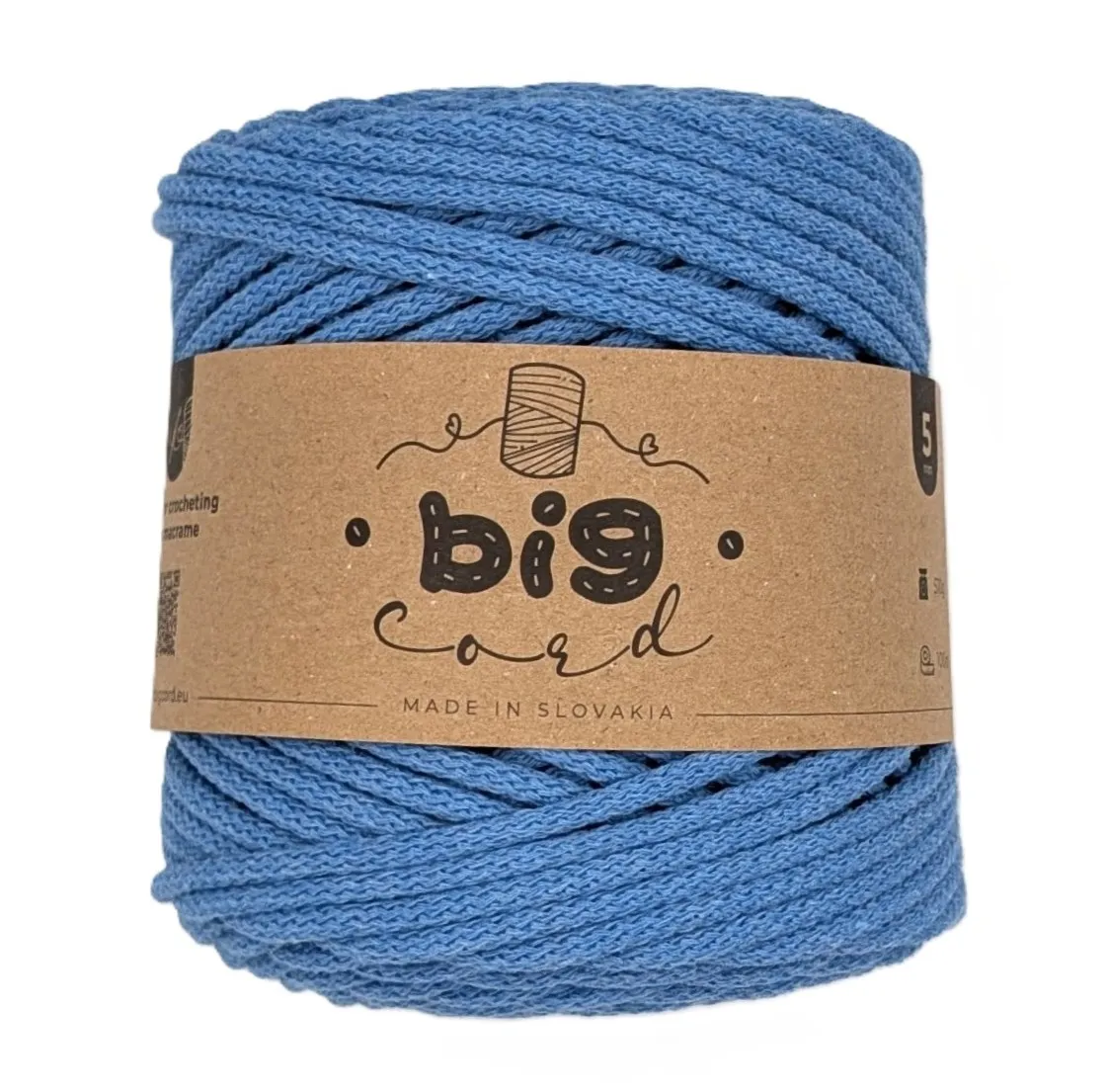 5mm Cord BIG CORD with Cotton Thread Core