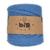 5mm Cord BIG CORD with Cotton Thread Core in Blue butterfly (157)