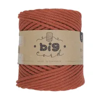5mm Cord BIG CORD with Cotton Thread Core in Terracotta (116)