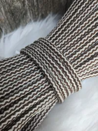 6mm Sewing Cord BIG CORD in Chocolate with Whipped Cream (011)