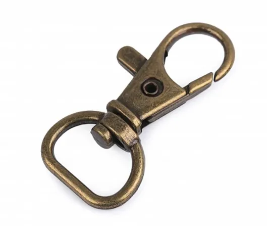 Swivel Metal Snap Hook, 12 mm Loop