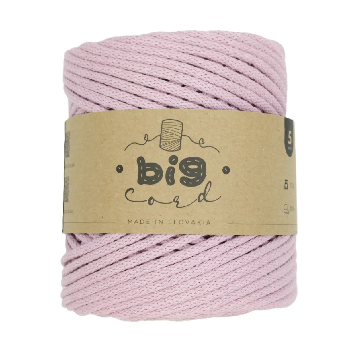 5mm Cord BIG CORD with Cotton Thread Core