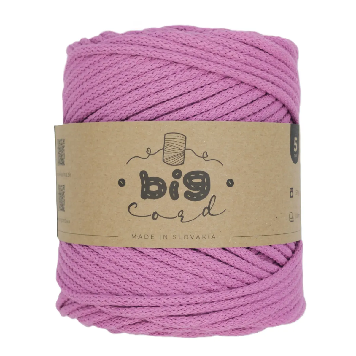 5mm Cord BIG CORD with Cotton Thread Core