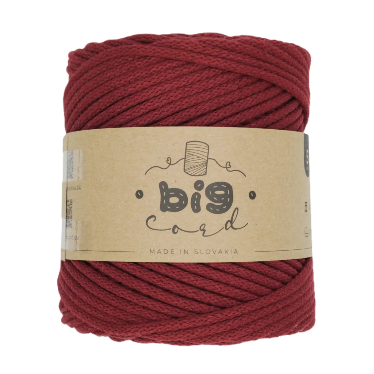 5mm Cord BIG CORD with Cotton Thread Core