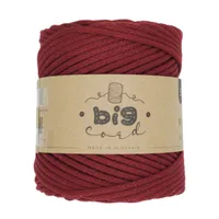5mm Cord BIG CORD with Cotton Thread Core in Burgundy Peony (114)