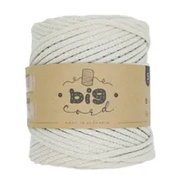 5mm Cord BIG CORD with Cotton Thread Core in Linen (102)