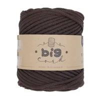 5mm Cord BIG CORD with Cotton Thread Core in Chestnut Dark (112)