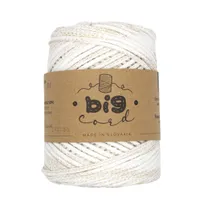 3mm Cord BIG CORD in Christmas Snowflower (001)
